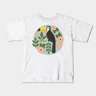 Floral Bird Kids T-Shirt